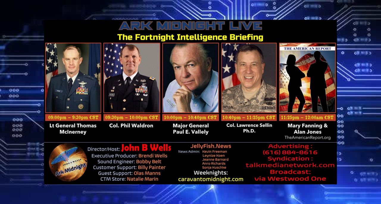 THE FORTNIGHT INTELLIGENCE BRIEFING — WITH JOHN B. WELLS ON ARK MIDNIGHT LIVE — RELEASE DATE OCTOBER 30, 2021