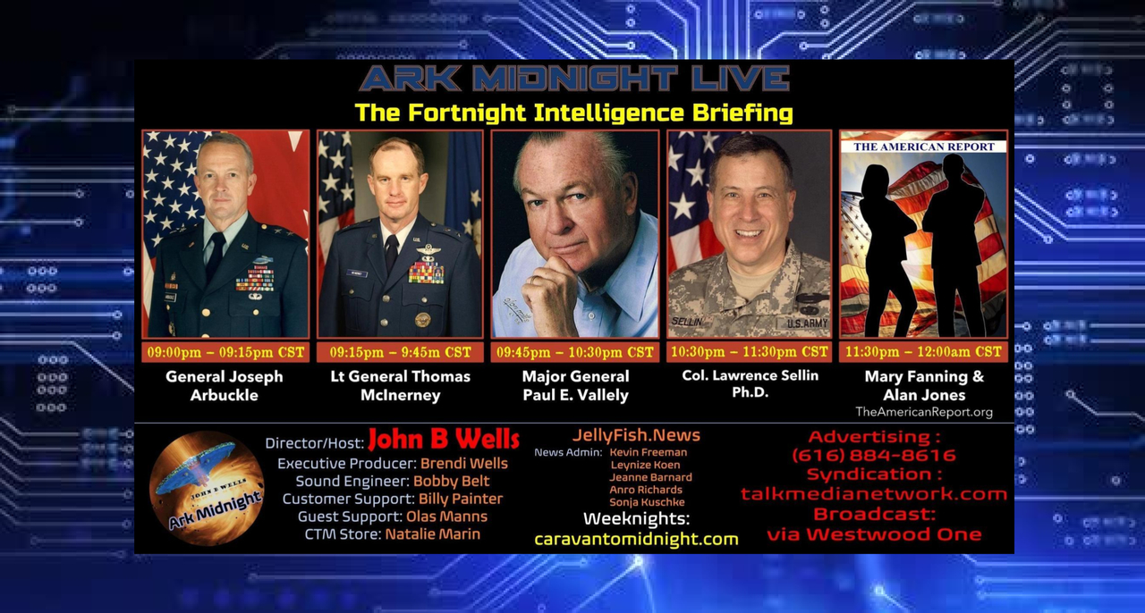 The Fortnight Intelligence Briefing — With John B. Wells On Ark Midnight Live — Release Date October 16, 2021