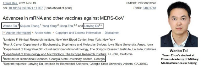 ADVANCES IN MRNA AND OTHER VACCINES AGAINST MERS-COV2